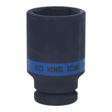Головка торцевая ударная глубокая шестигранная 3/4", 40 мм KING TONY 643540M Головка торцевая ударная глубокая шестигранная 3/4", 40 мм KING TONY 643540M