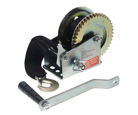 Лебедка RF-TRT1101S ручная барабанная, 450кг (нейлоновый ремень, ширина ремня-50мм, длина ремня-10м) ROCKFORCE /1