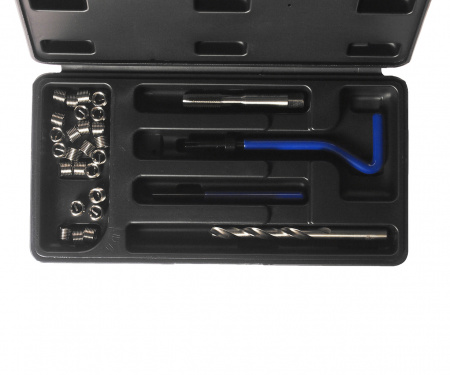 JTC Набор инструментов и вставок для восстановления резьбы М8х1.25мм L=10.8мм 24 предмета JTC