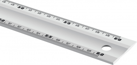 STAYER 0.6 м, алюминиевая линейка, Professional (34383-60)