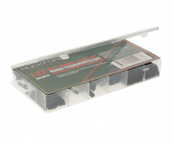 Набор трубок RF-820 т/ус (2.0x40mm, 2,5x40mm,3,5x40mm,5x40mm,7x80mm,10x80mm,13x85mm ) 127пр. ROCKFORCE /1/20