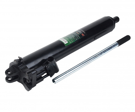 Цилиндр гидравлический RF-1208-2: удлиненный с двухштоковым насосом, 8т (ход штока-500мм.длина общая 620мм) ROCKFORCE /1