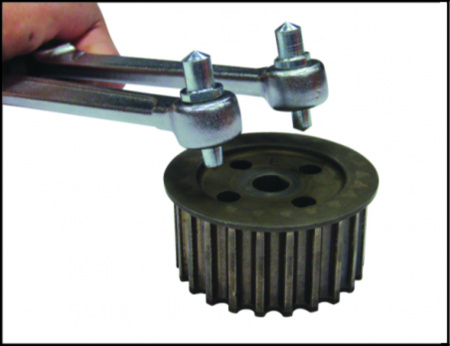 JTC Фиксатор шкива универсальный 19мм L=250мм в кейсе JTC