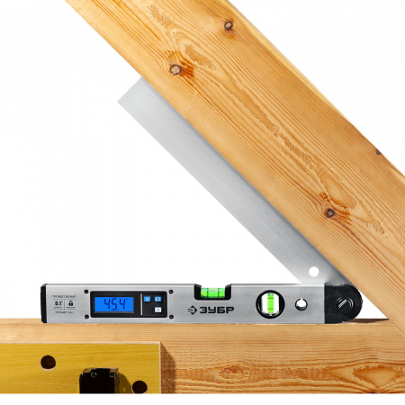 ЗУБР 400 мм, 0 - 230°, ±0,5°, угломер электронный, Профессионал (34288)