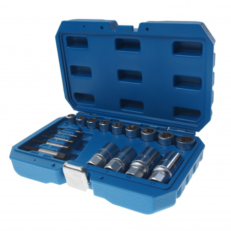 Набор RF-918U2 для откручивания заломанных болтов, гаек и шпилек 18пр.,в кейсе ROCKFORCE /1 Набор RF-918U2 для откручивания заломанных болтов, гаек и шпилек 18пр.,в кейсе ROCKFORCE /1