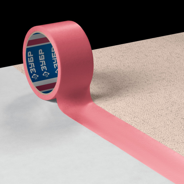 ЗУБР №200 36 мм х 25 м, для деликатных и недавно окрашенных поверхностей, малярная лента, Профессионал (12142-36)