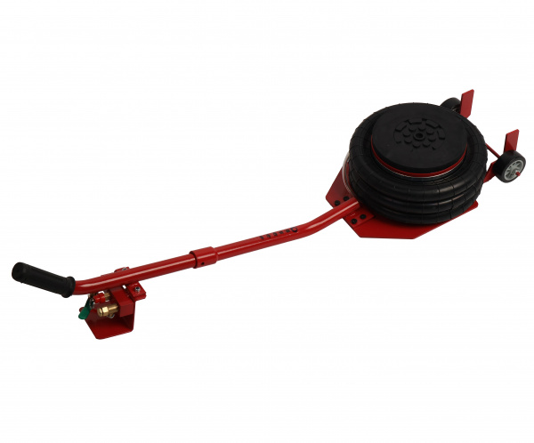 Домкрат подкатной пневматический 3т(6-12bar, h min 135мм, h max 450мм, 3 подушки, Ø270мм) ROCKFORCE /1