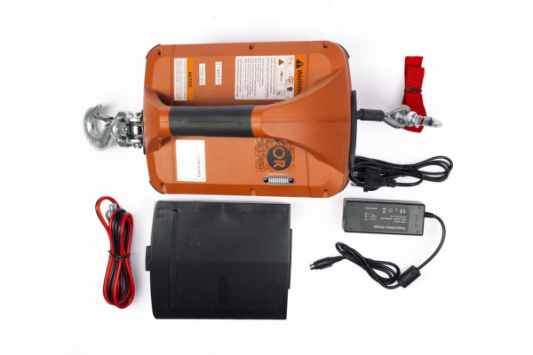 Лебедка электрическая переносная TOR SQ-05 450 кг 4,6 м с аккумулятором 24 В
