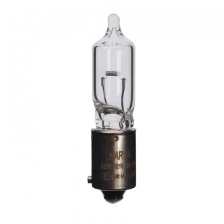 Автолампа T21W (BAY9s) HALOGEN 12V NARVA /10/200