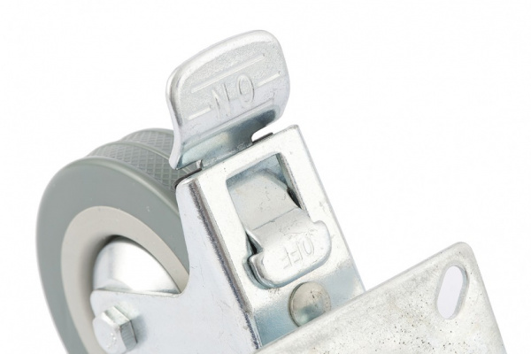 Колесо поворотное с тормозом D 50 мм, крепление  платформенное Сибртех Колесо поворотное с тормозом D 50 мм, крепление  платформенное Сибртех