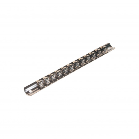 Держатель головок RF-819212: 1/4"DR металлическая рейка, 12 зажимов 200мм ROCKFORCE /1/10
