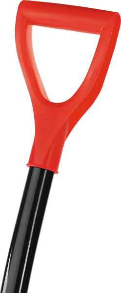 СИБИН ЛПА-410, снеговая лопата, алюминиевый черенок, пластиковый ковш 410мм (421845)