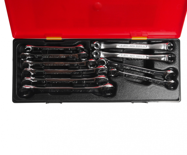 JTC Набор ключей разрезных с зеркальной полировкой 10 предметов в кейсе JTC JTC Набор ключей разрезных с зеркальной полировкой 10 предметов в кейсе JTC