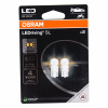 Автолампа W5W (W2.1x9.5d) LED (блистер,2шт) YELLOW 12V OSRAM 1/10