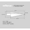Сверло ступенчатое (4-20 мм; M42) Inforce 11-01-489