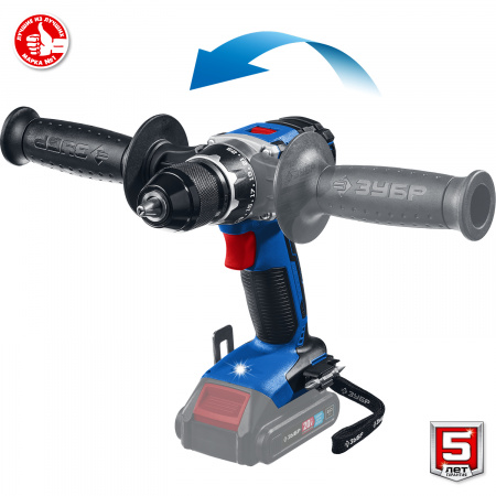 ЗУБР Т7, 20 В, 70 Н·м, без АКБ, бесщеточная дрель-шуруповерт, Профессионал (DB-201)