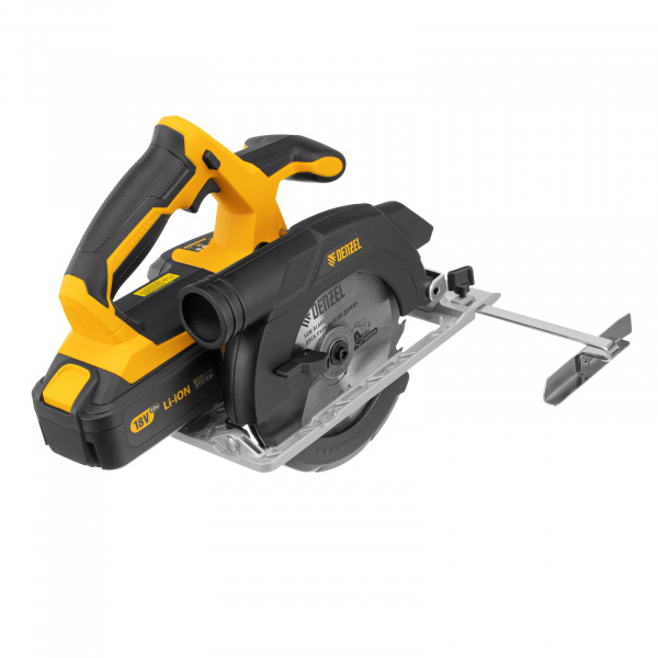 Пила циркулярная аккумуляторная бесщет. CCS-165, 18В Li-Ion Denzel