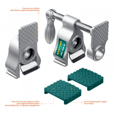 KRAFTOOL PC-34-6, 3/4″, трубная струбцина (32301-1)