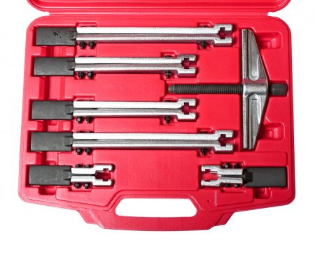 JTC Набор съемников 2-х лапых универсальных 7 предметов в кейсе JTC