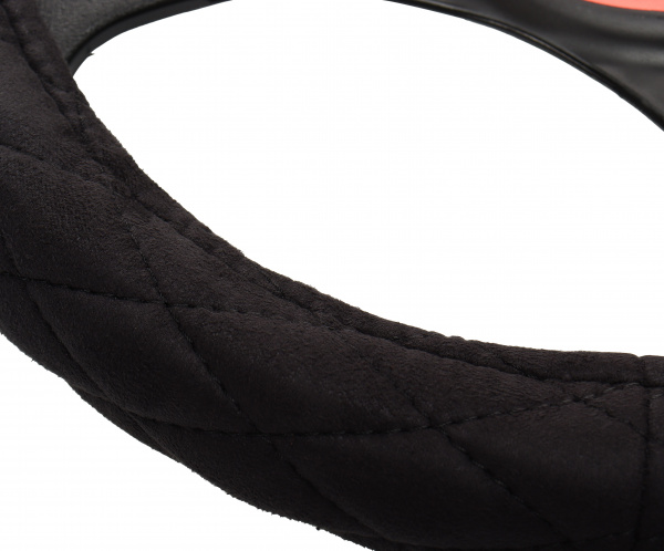 Оплетка руля SP-9020 BLACK (M) алькантара AUTOPROFI 1/25