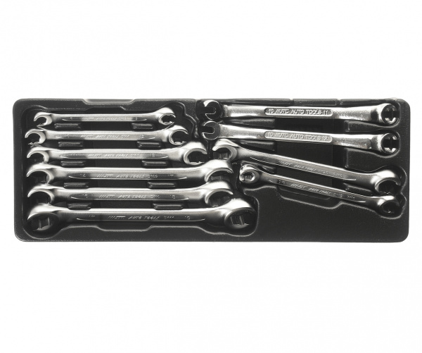 JTC Набор ключей разрезных евро-типа 10 предметов в кейсе JTC JTC Набор ключей разрезных евро-типа 10 предметов в кейсе JTC