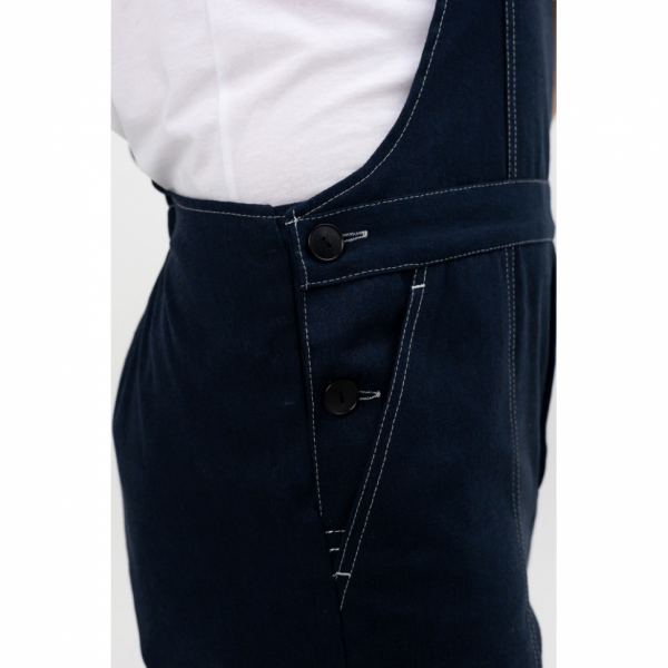 Костюм «Инженер» мужской летний: куртка и полукомбинезон, синий