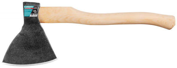 СИБИН 1650/2000 г, 570 мм, мясорубный, кованый топор с округлым лезвием (20671)