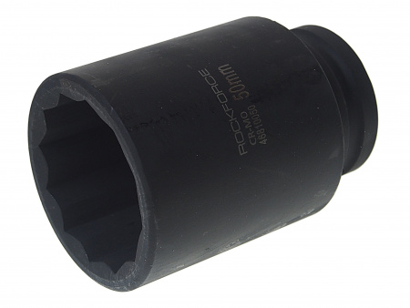 Головка ударная глубокая 3/4", 50мм 12-гранная ROCKFORCE  RF-46810050 /1