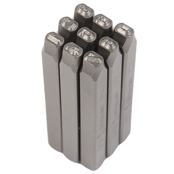 JTC Клейма цифровые 3мм (HRC 60+-2град. DIN 1451) JTC