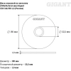 Диск отрезной по металлу (150х22.2х1.6 мм) Gigant СDI C41/150-1,6 (Россия)