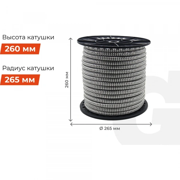 Плетеная веревка Gigant п/п, 32 пряди, 16 мм х 50 м HRS-14