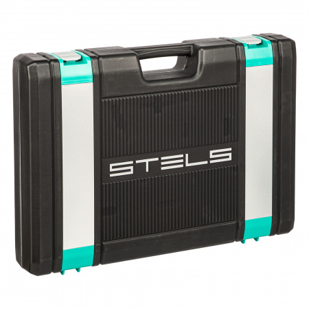 Набор инструментов, 1/4", 1/2", Cr-V, S2, усиленный кейс, 119 предметов Stels Набор инструментов, 1/4", 1/2", Cr-V, S2, усиленный кейс, 119 предметов Stels
