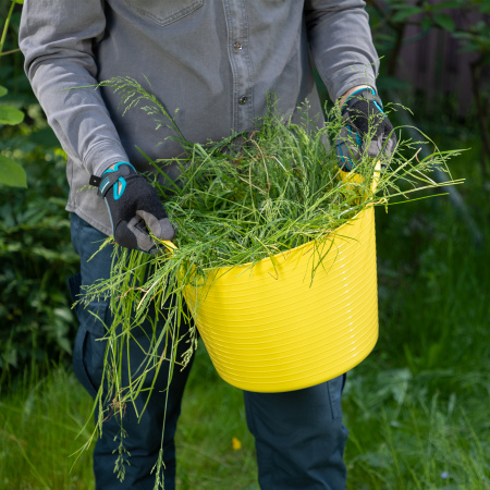 Ведро гибкое сверхпрочное, 14 л, желтое, Россия, Сибртех