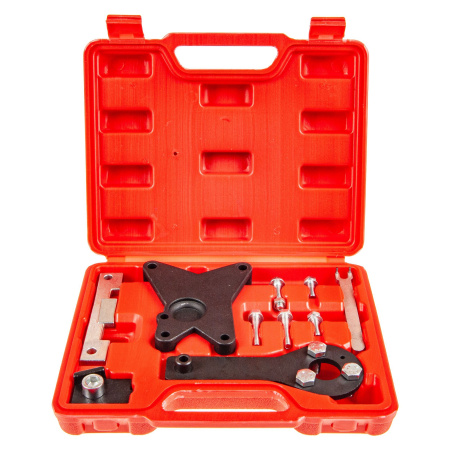 Набор фиксаторов для обслуживания двигателей ER-86734 Fiat, Lancia (1.2/1.4 8V), кейсе ЭВРИКА /1/10