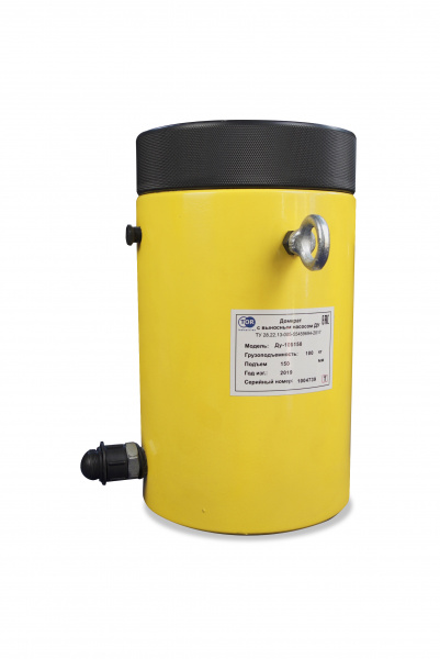 Домкрат гидравлический TOR HHYG-100150LS (ДГ100П150Г) 100 т с фиксирующей гайкой Домкрат гидравлический TOR HHYG-100150LS (ДГ100П150Г) 100 т с фиксирующей гайкой
