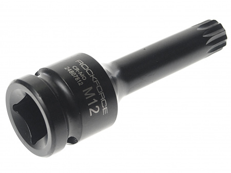 Головка-бита SPLINE ударная 1/2", M12 ROCKFORCE RF-24807812 /1/120