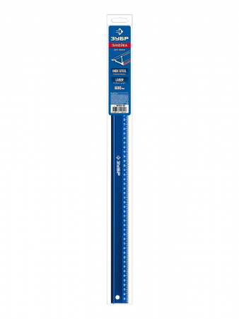 ЗУБР 0,6 м, Усиленная алюминиевая линейка со стальной направляющей, Профессионал (34382-60)