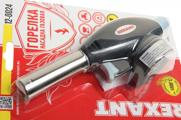 Горелка газовая насадка GT-24 (с пьезоподжигом) REXANT Горелка газовая насадка GT-24 (с пьезоподжигом) REXANT