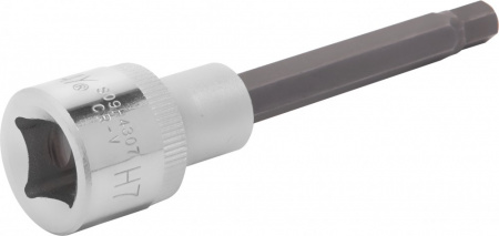 S09H4307 Насадка торцевая 1/2"DR с вставкой-битой шестигранной, H7, 100 мм