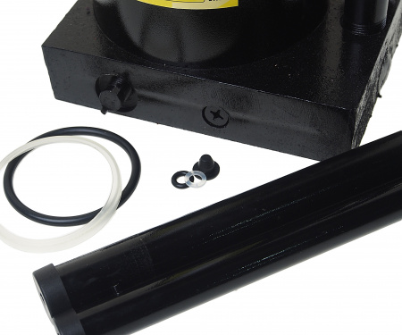 Домкрат гидравлический ER-80501 бутылочный с клапаном 50т, ремкомплект (выс. подъема 300-500мм) ЭВРИКА /1