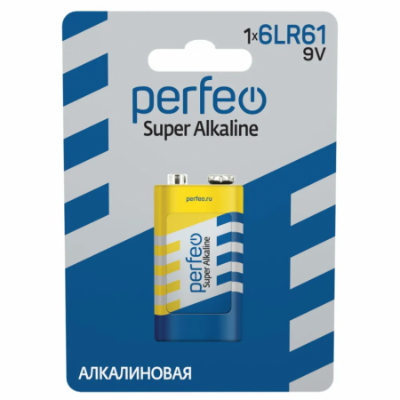 Батарейка 6LR61/1BL Super Alkaline LPerfeo