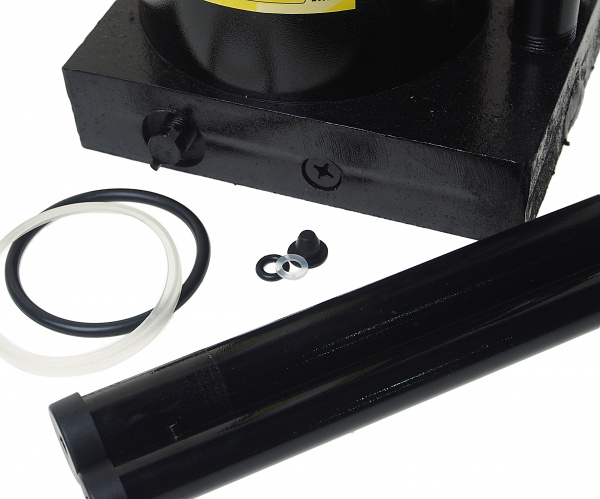 Домкрат гидравлический ER-80501 бутылочный с клапаном 50т, ремкомплект (выс. подъема 300-500мм) ЭВРИКА /1