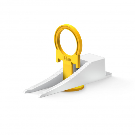 ЗУБР СВП КОЛЬЦО, комплект: 1,5 мм, зажим + клин, 50 + 50 шт, система выравнивания плитки (33833-H50) ЗУБР СВП КОЛЬЦО, комплект: 1,5 мм, зажим + клин, 50 + 50 шт, система выравнивания плитки (33833-H50)