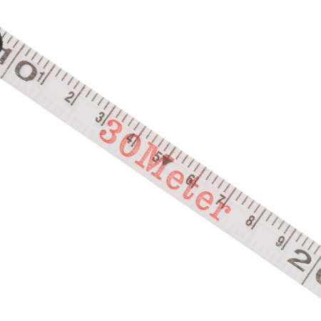 Рулетка геодезическая, 30 м х 12,5 мм, лента ПВХ, закрытый круглый корпус Sparta