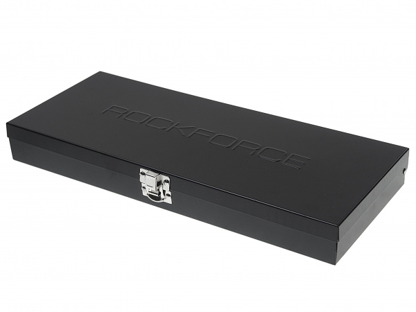 Набор ключей комбинированных RF-51310F: трещоточных с шарниром 13пр.(8,10-19,21,22мм), в металлическом кейсе ROCKFORCE /1