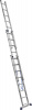 СИБИН 8 ступеней, со стабилизатором, алюминиевая, трехсекционная лестница (38833-08)