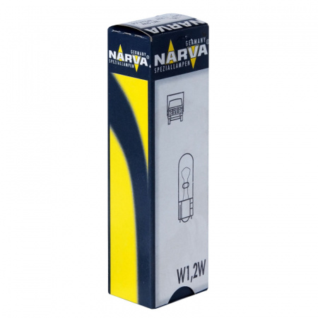 Автолампа W1.2W (W2*4.6d) 24V NARVA /10/200 HIT