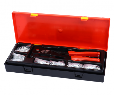 JTC Заклепочник ручной вытяжной с набором заклепок JTC