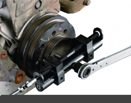 JTC Съемник шкивов клиновых универсальный до диаметра 153мм JTC