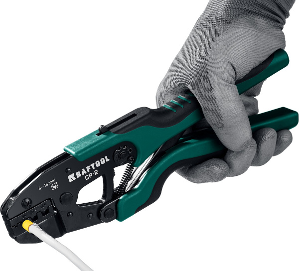 KRAFTOOL CP-2, 6 - 16 мм2, для втулочных наконечников, пресс-клещи (45461-2)